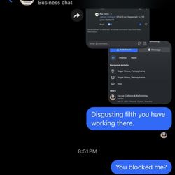 Kaczar Collision - Them blocking me bringing it to their attention.