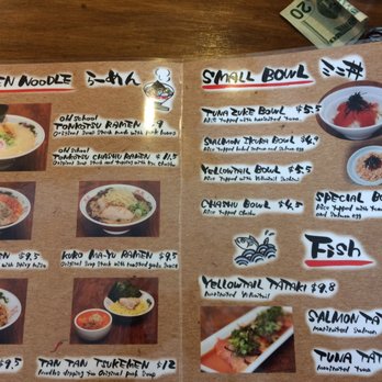 Cagami Ramen - What a cute menu . Lots to choose from - Ramen Near Me - Camarillo, California