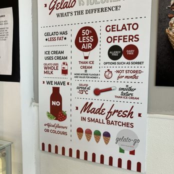 Gelato-go - Delray Beach - Gelato "facts" - Gelato Near Me - Delray Beach, Florida