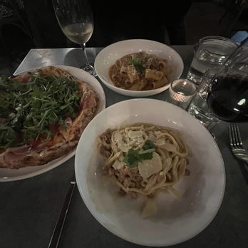Bettola - Carbonara, Bolognese, Prosciutto and Mascarpone Pizza!!!! - Pizza Near Me - Birmingham, Alabama Bettola - Carbonara, Bolognese, Prosciutto and Mascarpone Pizza!!!! - Pizza Near Me - Birmingham, Alabama