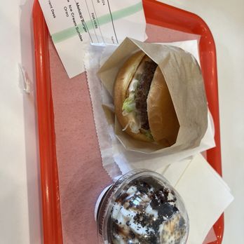 Molokai Burger - Molokai Burger, Oreo Ice Cream Sundae - Burgers Near Me - Kaunakakai, Hawaii