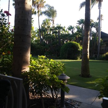 Humphreys Half Moon Inn - Our small patio - San Diego, CA