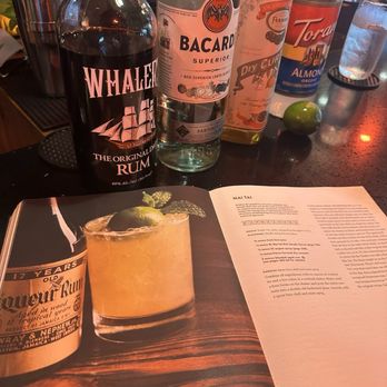 Lava Lounge Waikiki - Ingredients to make Mai Tai - Tiki Bars Near Me - Honolulu, Hawaii
