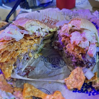 River City Cafe - Inside of the Nacho Crunch Burger - Burgers Near Me - North Myrtle Beach, South Carolina River City Cafe - Inside of the Nacho Crunch Burger - Burgers Near Me - North Myrtle Beach, South Carolina