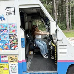 Bill Best Buy Ice Cream Truck - With permission Bill allowed my little sister to take a nice picture in his truck. Please support him!