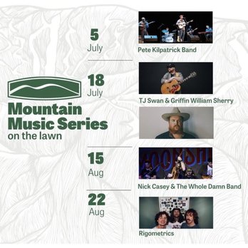 Saddleback Mountain - Lineup for Saddleback's Mountain Music Series. - Hotels Near Me - Rangeley, Maine