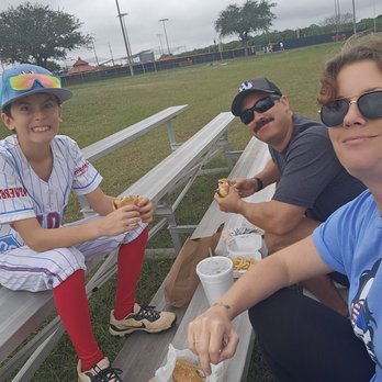 Bases Hamburgers - Picnic at the park - Burgers Near Me - Texas City, Texas