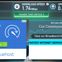 Great connection speeds in 1997