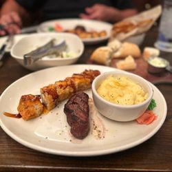 Malone's Hamburg - Filet Mignon w/ Crab Rangoon Roll Whipped Potatoes