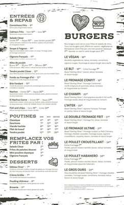 Menu photo 2 Au Petit Chalet Quebec City, QC
