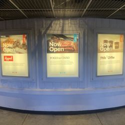 Bay Street Emeryville - Posters for businesses.