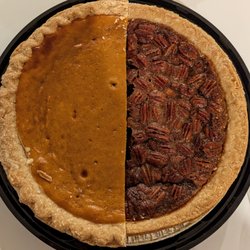 Randalls - Half Pumpkin and Half Pecan Pie