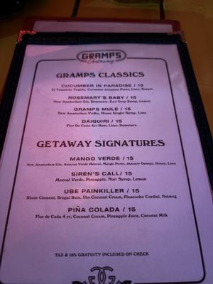 Menu photo 8 Gramps Getaway Key Biscayne, FL Menu photo 8 Gramps Getaway Key Biscayne, FL