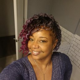 Loving my purple mohawk Loving my purple mohawk