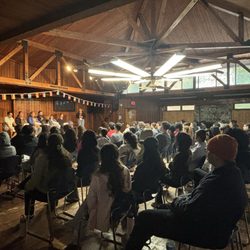 Pilgrim Pines Camp - Faculty panel , different set up/ lecture style