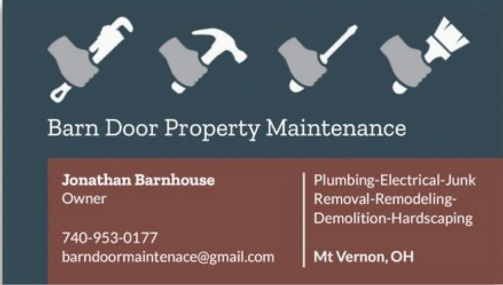 Slide of Barn Door Property Maintenance
