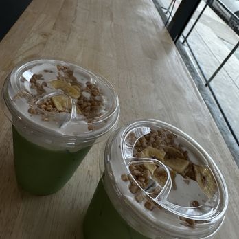 Sun House Cafe - Banana Matcha - Coffee & Tea Near Me - Sacramento, California Sun House Cafe - Banana Matcha - Coffee & Tea Near Me - Sacramento, California