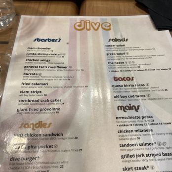 Dive - New American Near Me - Kismet, New York
