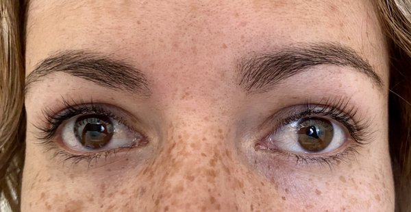 Keratin eyelash lift and tint - The Keratin Lash Lift is the antidote to false eyelashes. This process infuses REAL KERATIN into each lash, strengthening and volumizing them. Instead of leaving lashes dehydrated and frizzy, they are left looking healthy, longer and lifted. The lash lift effect lasts between 8 and 12 weeks.