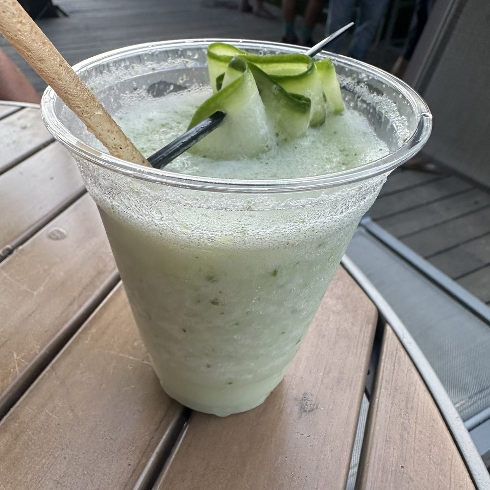 Backyard - Cucumber cooler half off during happy hour 3-8 pm - Breakfast & Brunch Near Me - Miami Beach, Florida Backyard - Cucumber cooler half off during happy hour 3-8 pm - Breakfast & Brunch Near Me - Miami Beach, Florida