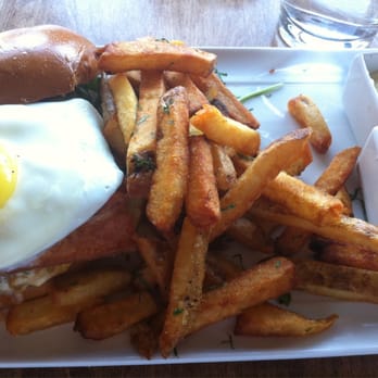 Rustic Canyon - Burger with Egg and Bacon - Wine Bars Near Me - Santa Monica, California