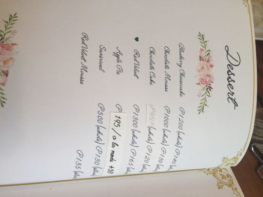 Menu photo 4 Concha's Garden Cafe Tagaytay City, CAV
