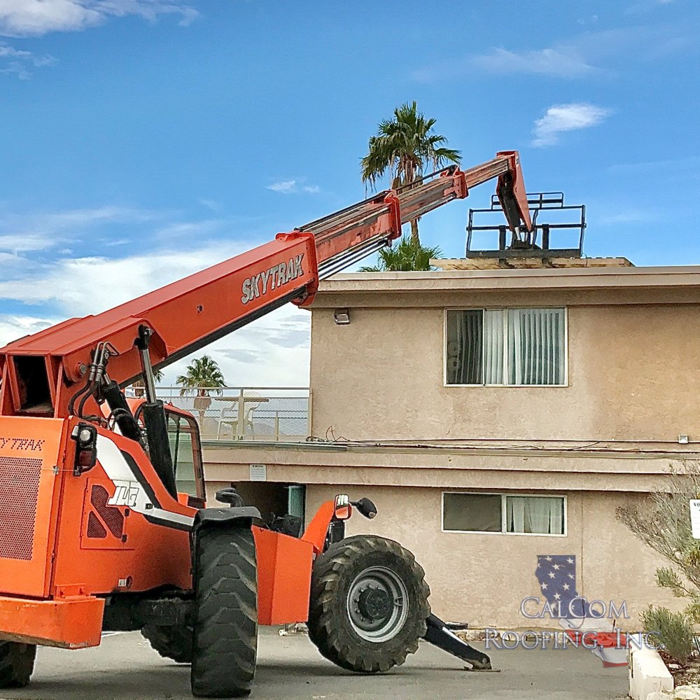 Slide of Calcom Roofing