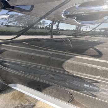 Uptown Auto Spa - Scratch marks from the car wash spinning brushes - Car Wash Near Me - Loma Linda, California