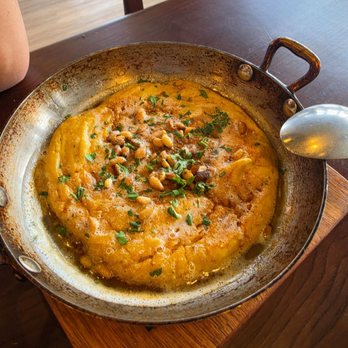 Meyhouse - Hot hummus with pineapple nuts - Turkish Near Me - San Ramon, California