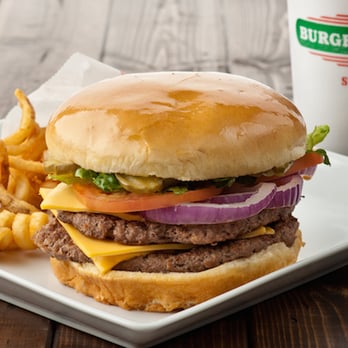 Burger Street - Double Cheeseburger - Burgers Near Me - Tulsa, Oklahoma