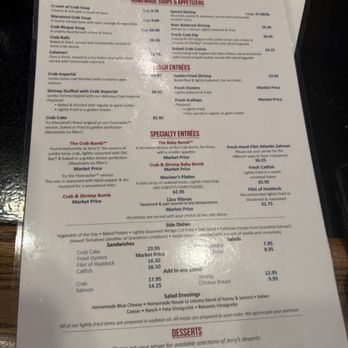 Jerry's Seafood - Menu - Seafood Near Me - Bowie, Maryland Jerry's Seafood - Menu - Seafood Near Me - Bowie, Maryland