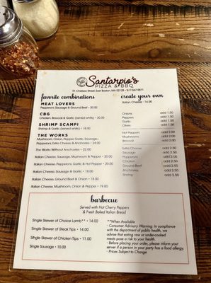 Menu photo 2 Santarpio's Pizza Boston, MA