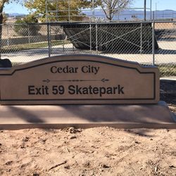 Skate Parks - Entrance to skate park