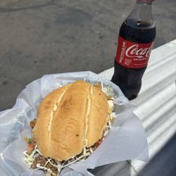 Cesars Taco Shop - Very good torta! I think it was half barbacoa and half carnitas