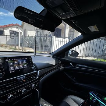 Xclusive Auto - Inside of car after 5% sides and 20% windshield. Nice and smooth and still good visibility - Auto Detailing Near Me - Upland, California