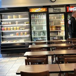 Atrium Cafe - Wall of refrigerated options