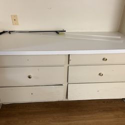 Devonshire Care Center - Dresser with missing handles in need of replacement.