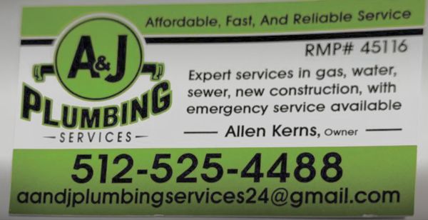 A and J Plumbing Services