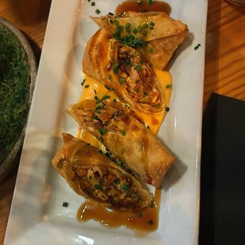 Cecelia Creole Bistro - Pork Belly & Andouille Egg Rolls - Cajun/Creole Near Me - Baton Rouge, Louisiana Cecelia Creole Bistro - Pork Belly & Andouille Egg Rolls - Cajun/Creole Near Me - Baton Rouge, Louisiana