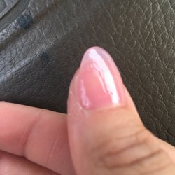 Kellys Nail - She missed the whole side of my nail and this is she photo I showed her