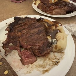 $12.95 Friday special. Rib eye with 2 sides. $12.95 Friday special. Rib eye with 2 sides.