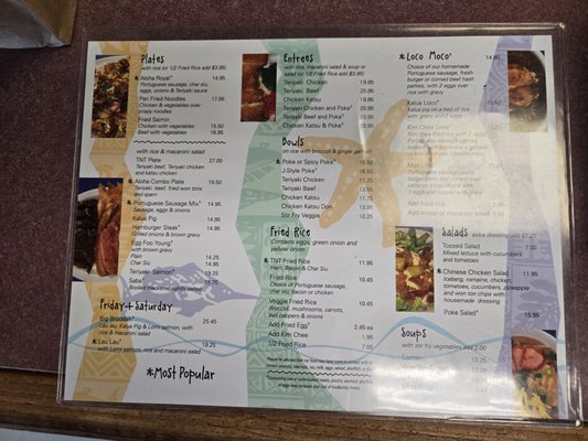 Menu photo 2 TNT Aloha Cafe Torrance, CA Menu photo 2 TNT Aloha Cafe Torrance, CA