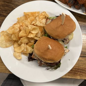 Hoover Steaks & Wines - Grilled chicken sliders and house chips. - Salad Near Me - Bluff Park, Alabama