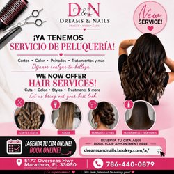 Dreams and Nails - New service hair stylist