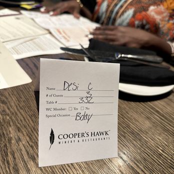Cooper’s Hawk - Desserts Near Me - Surprise, Arizona