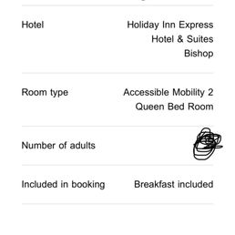 Here's what I booked. I got nothing like that.