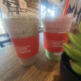 Horchata Lovers Latte and Strawberry Matcha Horchata Lovers Latte and Strawberry Matcha