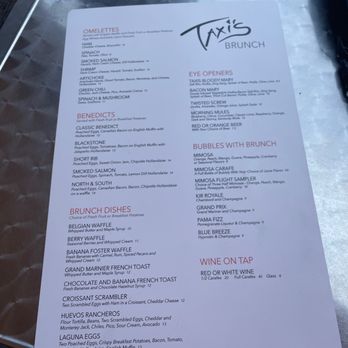 Taxi's Grille & Bar - Brunch Menu - Breakfast & Brunch Near Me - Omaha, Nebraska