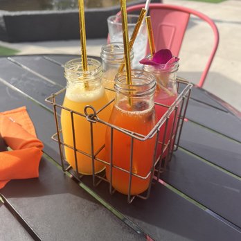 Mango Mangeaux - Mimosas flightdelicious - New American Near Me - Hampton, Virginia Mango Mangeaux - Mimosas flightdelicious - New American Near Me - Hampton, Virginia