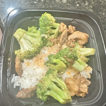 Panda Express - $10 dollar Build Your Own Bowl - 1 Full Side White Steamed Rice what a joke - Chinese Near Me - Manor, Texas